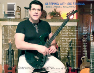 Sleeping with Six Strings, back cover