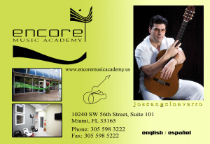Encore Music Academy, guitar lessons